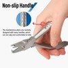 Dhoptical Eyeglasses Frame Pliers, Unload Push in Nose Pad Plier