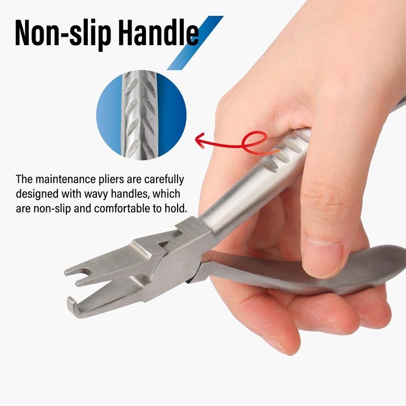 Dhoptical Eyeglasses Frame Pliers, Unload Push in Nose Pad Plier