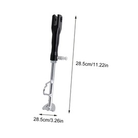 Mikinona Motorbike Retractable Side Foot Support Durable Kickstand for Electric Vehicles High Temperature Resistant Easy to Install Convenient Parking