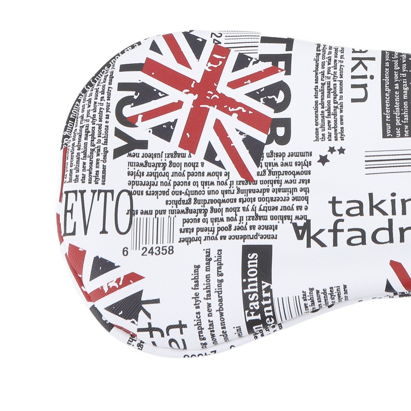 4Pcs UK Flag Print Golf Club Head Cover PU Golf