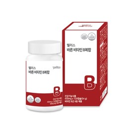 Wellus Premium Vitamin B Complex 450mg x 120 Capsules / 웰러스 바른 비타민 B복합 450mg x 120캡슐