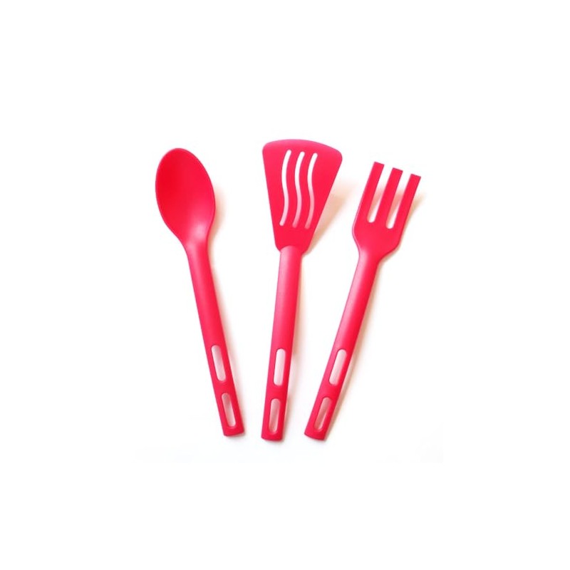 Kitchen Cooking Tools 3Pcs Mini Nylon Kitchen Utensils Set Slotted