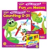 Trend Enterprises Counting & Mazes Reusable Books & Crayons