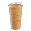 50 Sets Crystal Clear Plastic Cups With Strawless Sip-Lids, Disposable