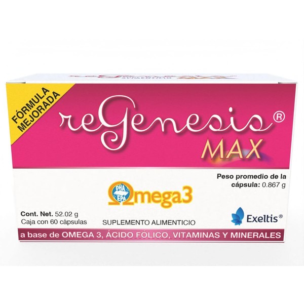 Regenesis Max Suplemento Alimenticio a base de Omega 3 (60