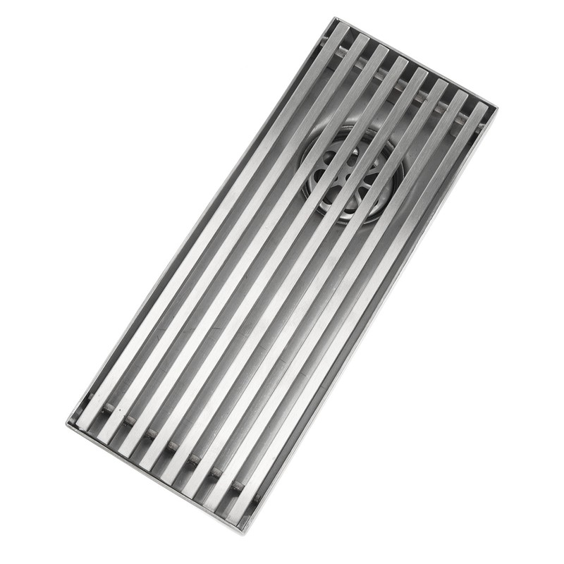 Linear Shower Drain Stainless Steel Odor Resistant Rectangular Floor Drain