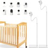 iTODOS Baby Monitor Floor Stand Holder Mount compatible with Infant