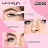 Misslyn Eyeliner without burrs, 3 make-up pens with intense colour