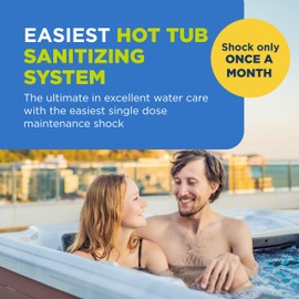 FROG @Ease Floating System for Hot Tubs with 1 Pack of FROG Maintain - Self-Regulating Hot Tub Sanitizer - Hot Tub Maintenance System with Sanitizing Minerals & SmartChlor Technology