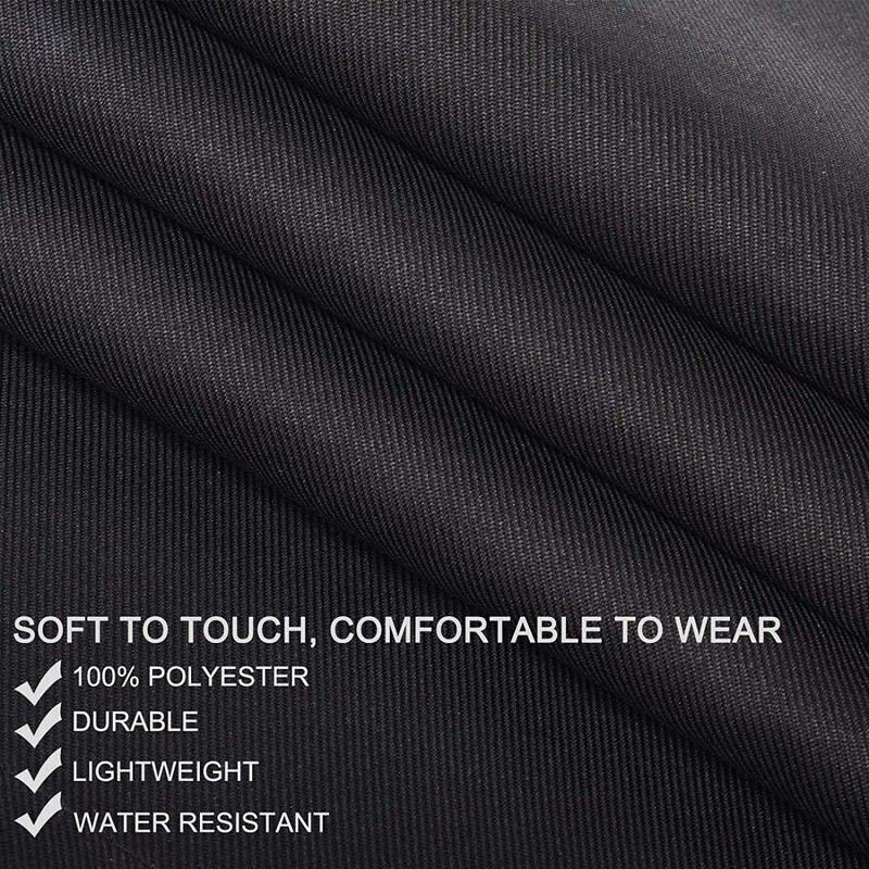 3PCS Server Apron, Black Waitress Apron Short Half Waist Aprons