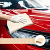 Chamois Leather Car Cleaning Cloth, Car Leather Drying Cloth, Genuine