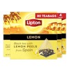 Lipton Black Tea Lemon, Pyramid Tea Bags, Flavored Teabags for