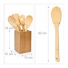 Relaxdays Bamboo Cooking Spoon