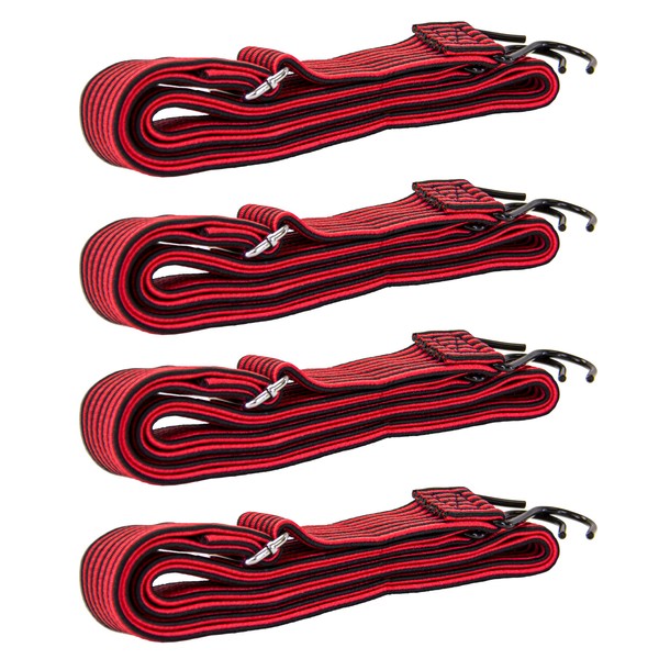 dbest products Trolley Dolly High-Tension Power Adjustable 63' Flat Bungee