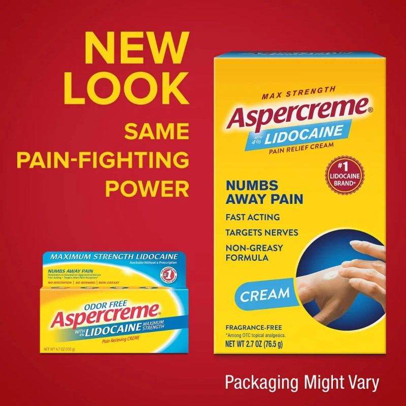 Aspercreme Crema Para Aliviar El Dolor Con Lidocaína