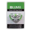 LUMii 10-465-200 LED Head Torch - Green