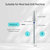 HYTOOS Diamond Nail Drill Bits for Cuticle Removal - 4mm