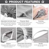 Cat Shower Net Bag Grooming Bathing Adjustable Washing Bag Multifunctional
