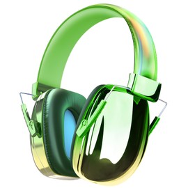 QearFunXD Earmuffs for Children, Soundproofing, Sound Insulation, Hearing Protection, Hearing Sensitivity, Noise Reduction, Hearing Development Disorders, Foldable, Adjustable, Students, Focus on