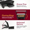 Elite Gourmet EPN-2976 2-in-1 Nonstick Panini Press & Indoor Grill,