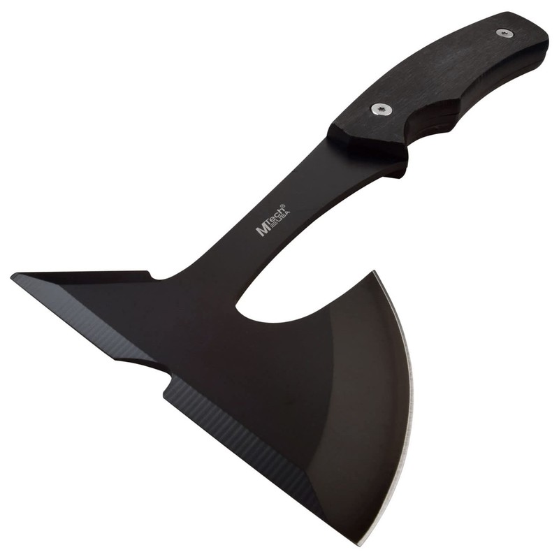 MTech USA MT-600BK Axe, Black Blade, Black Pakkawood Handle, 9