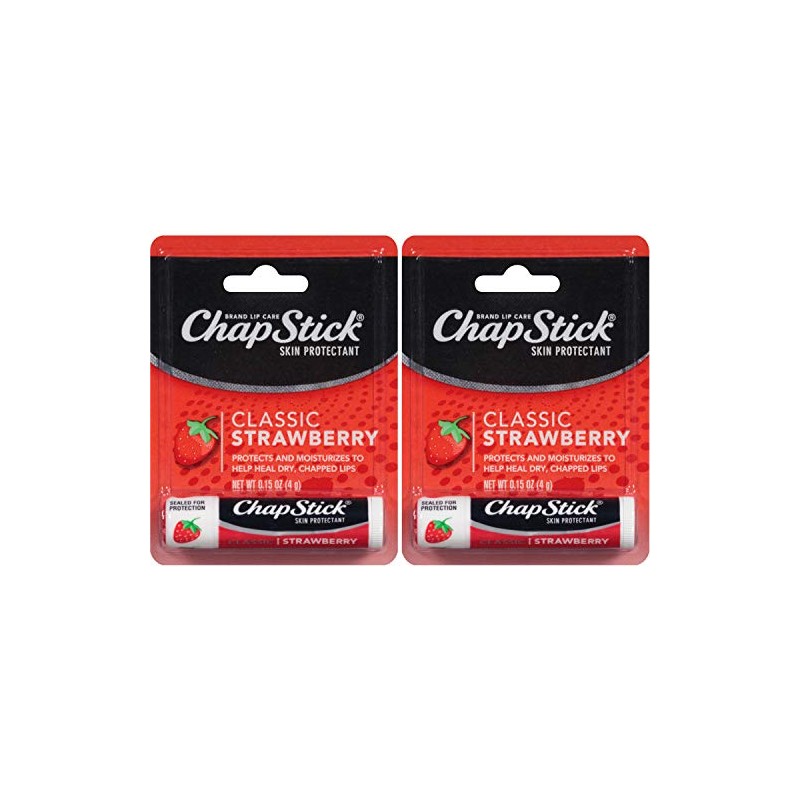 Chapstk Strawberry Size .15z ChapStick Strawberry .15oz Paquete de 2