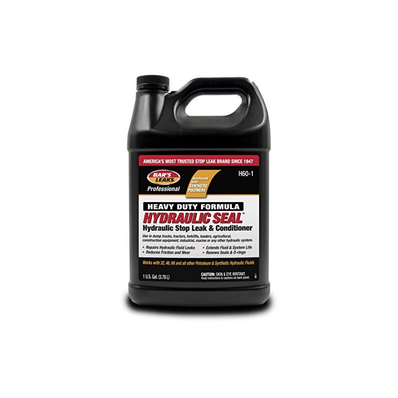 Bar's Leaks H60-1 Hydraulic Seal Stop Leak & Conditioner, 128.