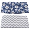2Pcs Baby Crib Sheets Cotton Yarn Detachable Print Fitted Crib