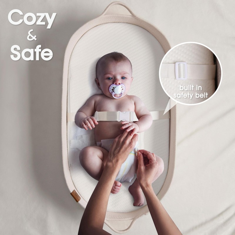 Baby Changing Basket Includes Diaper Caddy - Breathable & Waterproof