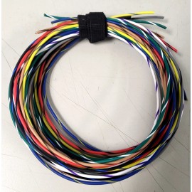 ACDC AUTOMOTIVE WIRE 18 AWG HIGH TEMP GXL STRANDED 8 STRIPED COLORS 5 FT EA LOT C