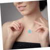 TEHAUX 60pcs Clock Pendants for Jewelry Crafting Cute Earring Accessories