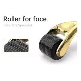 Derma Roller 1 Mm Para Barba Y Facial Cabello