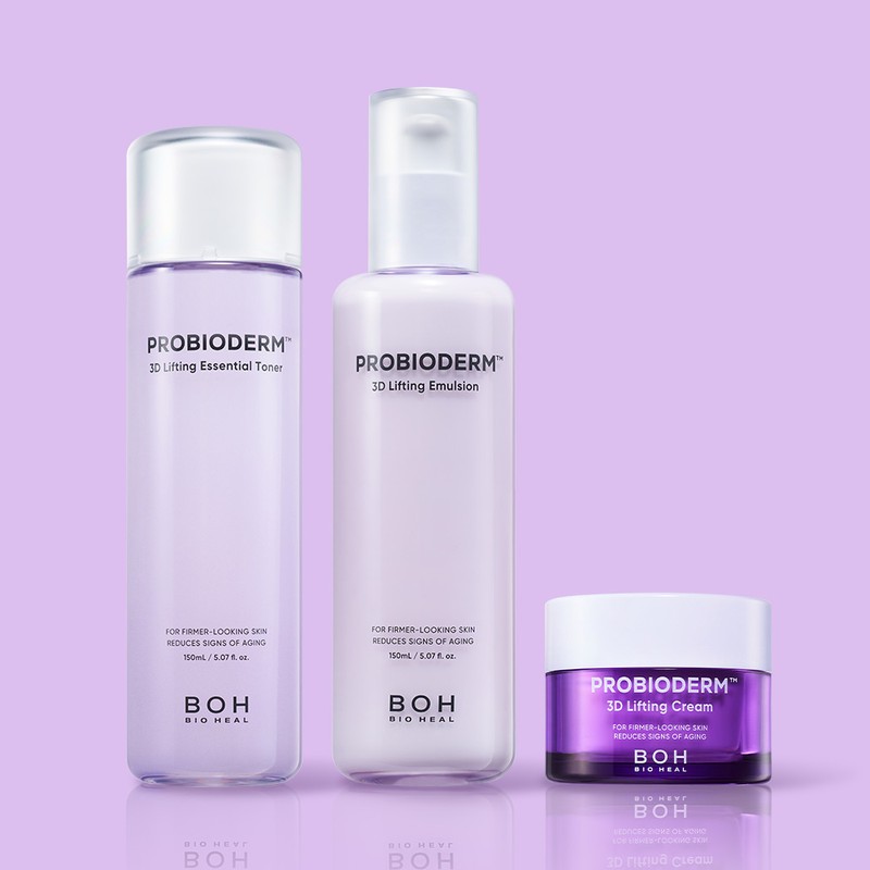 Biohealbo Probioderm 3D lifting skin care 2-piece set (essential toner