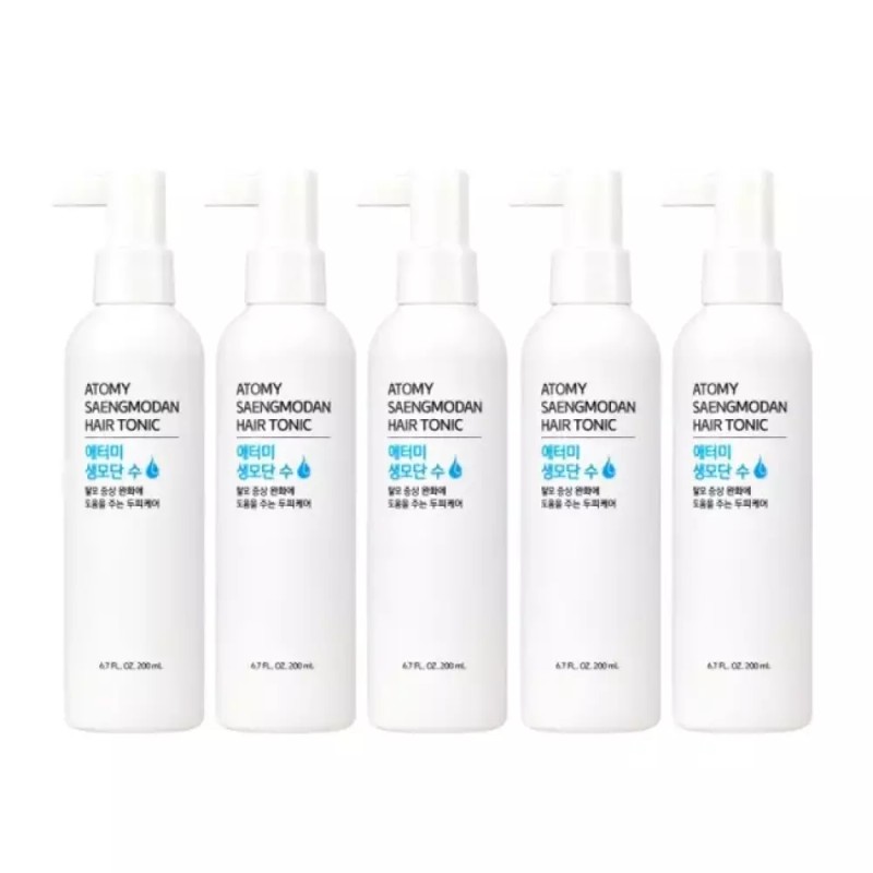 Atomy 애터미 생모단수 머리빠짐 완화 두피케어 200ml 5개 Atomy Morinaga
