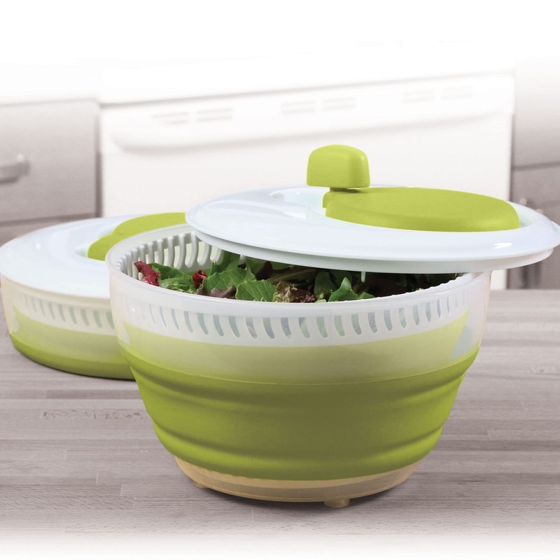 Starfrit Collapsible Salad Spinner 3L Capacity - Compact Storage -