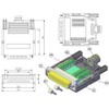 PENGLIN DB25 Solderless Female RS232 D-SUB Serial Adapter, 16 mm