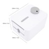 Waterproof WallMounted Toilet Roll Paper Rack Holder with Top Shelf
