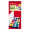 Herlitz Herlitz 10116655 Schulmalfarben bzw. Deckfarbkasten, 12 Farben inklusive Deckweiß
