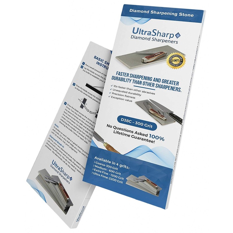 Ultra Sharp Diamond Sharpening Stone Set - Coarse/Extra Fine -