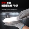 cut resistant gloves (Grey|PU Coated, Medium)