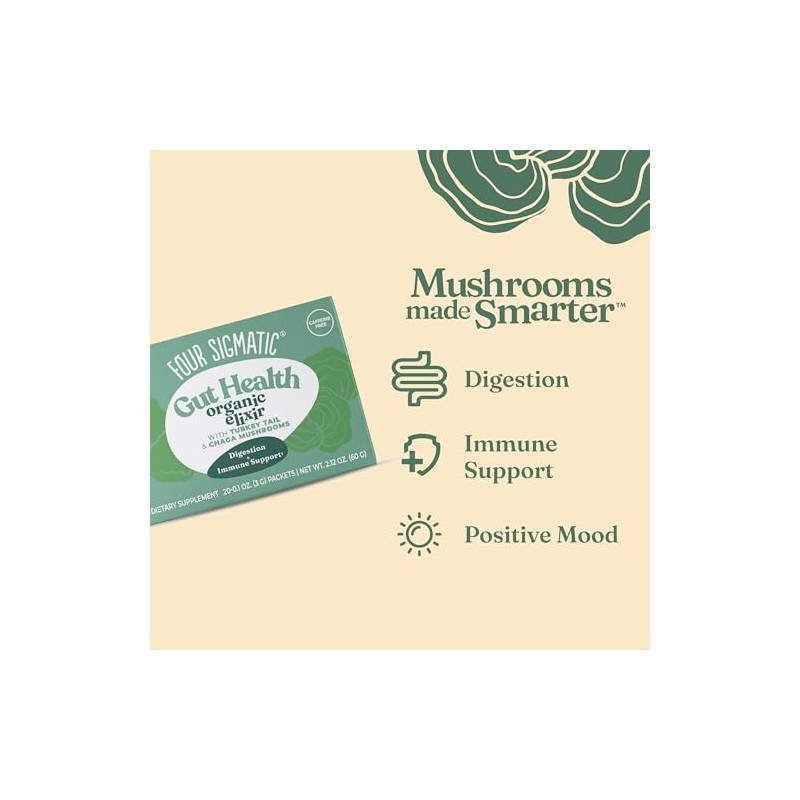 Four Sigmatic Chaga Mushroom Elixir - USDA Organic Chaga Mushroom