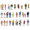 P4312 O Scale Painted Figures 30 Different Poses All Standing
