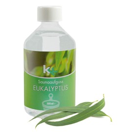 KK Premium Sauna Infusion Concentrates, 500 ml Bottle, Made in Germany, Wellness for Home, Eucalyptus