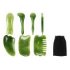 Rodillo Masaje Facial Gua Sha De Jade Antienvejecimiento Kit
