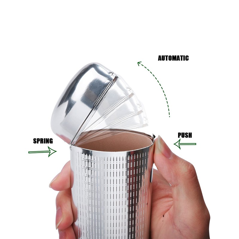 Philley Aluminum Metal Pocket Ultra-Light Silver Eyeglasses Glasses Case(Striped)