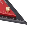 Double Triangle Ruler Detachable 4 Inch and 6 Inch Aluminum