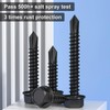 VGBUY 100Pcs #10 x 1-1/4" Self Drilling Screws for Metal,410