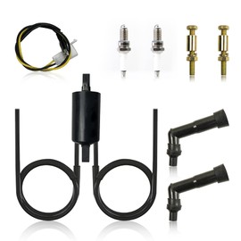 Ignition Coil Spark Plug and Cap For Honda CB250 1979-1981 CB400 1978 CM400 1979-1981 CM450 1982-1983 Hawk 400 CB400 1978-1982 Hawk CB450T 1982 Nighthawk CB450SC 1982-1985 30530-447-003 30530-413-003