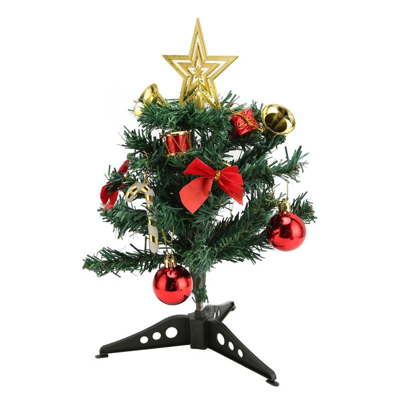 30cm Tabletop Christmas Tree Mini Artificial DIY Lightweight Vivid Christmas
