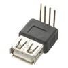USB A Female 4 Pin 90 Degree PCB Terminals USB